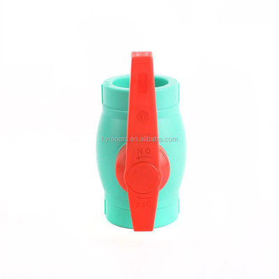 40mm PPR Ball Valve in White/Green with Socket/Thread Connection Manufactured