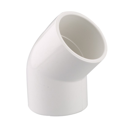 PVC Plumbing Tees White Color ASTM D1785 Standard 3 Way Elbow Pipe Fittings for OEM