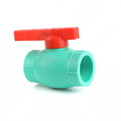 40mm PPR Ball Valve in White/Green with Socket/Thread Connection Manufactured