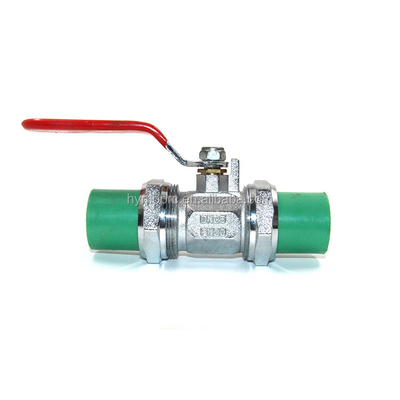 32mm PPR Union Ball Valve Manufactured by PPR Valve and Standard ASTM/DIN/ASNZ/JIS OEM