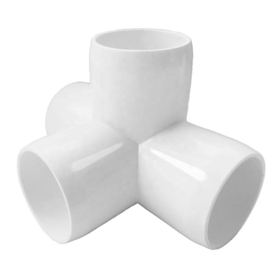 ASTM D1785 Standard 2-Inch White PVC Pipe Fittings for Water Supply and Durable