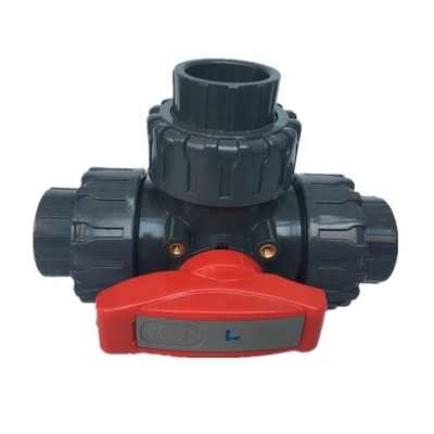 Processing Service Moulding PP Ball 3 Way Valve 1.5 Inch for Pool Plastic