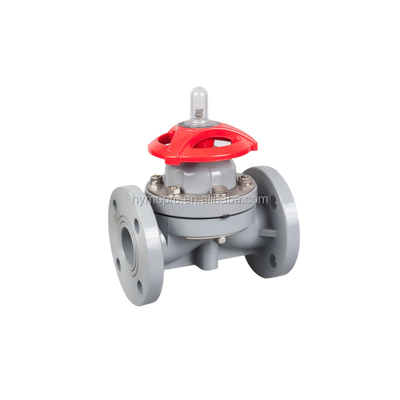 10 Years of Manufacturing Experience PVDF Socket Double Union Pneumatic Diaphragm Valve