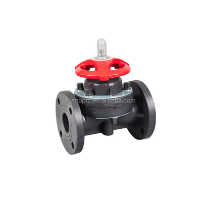 10 Years of Manufacturing Experience PVDF Socket Double Union Pneumatic Diaphragm Valve