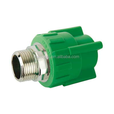 Brass Insert Plastic Plumbing PPR Pipe Fittings Elbow for 20mm-400mm Water Distribution