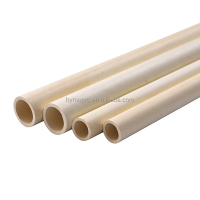 OEM ODM PVC CPVC Pipes 1 Inch Diameter for Water Supply Cream Color Free Samples