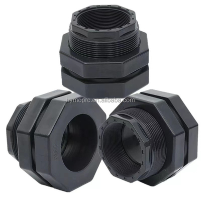 STANDARD Thickness PVC Tank Connector for Plumbing Tank Fittings and Bulkhead Fitting