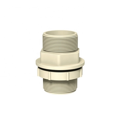 Water Supply CPVC Tee Pipes and Fittings with BSPT Thread Forged Connection Flange