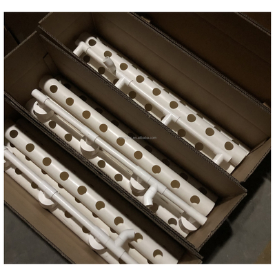 Standard Thickness Round PVC Pipes Hydroponic NFT System for Garden Cultivation