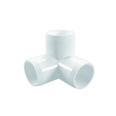 ASTM Standard 3/4 Inch 3 Way Corner Connector Joint Elbow PVC Pipe Fittings for Plumbing