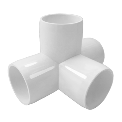 ASTM Standard 3/4 Inch 3 Way Corner Connector Joint Elbow PVC Pipe Fittings for Plumbing