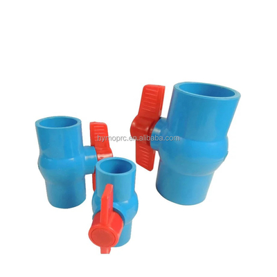 s Free Samples Compact 2-Inch UPVC Ball Valves with ABS Handle and Socket Design