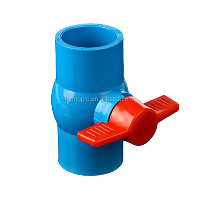 s Free Samples Compact 2-Inch UPVC Ball Valves with ABS Handle and Socket Design