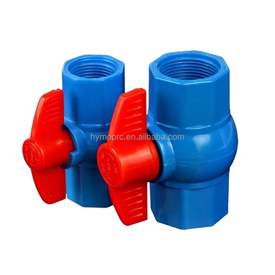 s Free Samples Compact 2-Inch UPVC Ball Valves with ABS Handle and Socket Design
