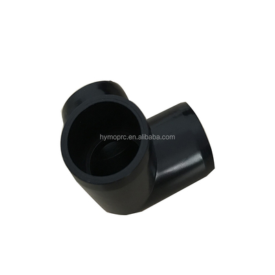 Black PVC 3-Way Elbow for 1/2&quot; to 1&quot; Pipe Fittings Customizable OEM ODM
