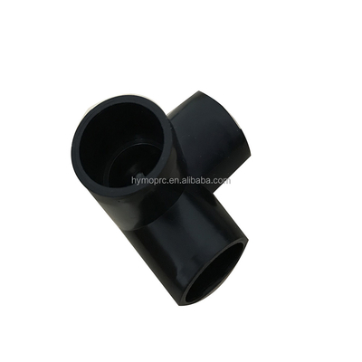 Black PVC 3-Way Elbow for 1/2&quot; to 1&quot; Pipe Fittings Customizable OEM ODM