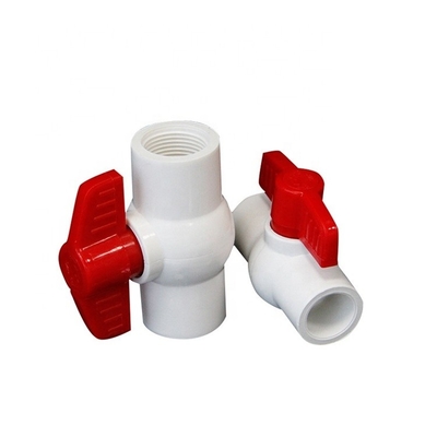 1-Inch PVC Ball Valve for Water Supply Hydraulic Power OEM Customization Supported