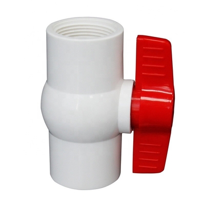 1-Inch PVC Ball Valve for Water Supply Hydraulic Power OEM Customization Supported