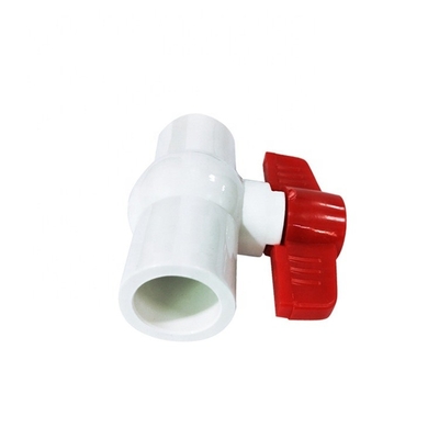 1-Inch PVC Ball Valve for Water Supply Hydraulic Power OEM Customization Supported