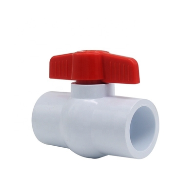 1-Inch PVC Ball Valve for Water Supply Hydraulic Power OEM Customization Supported