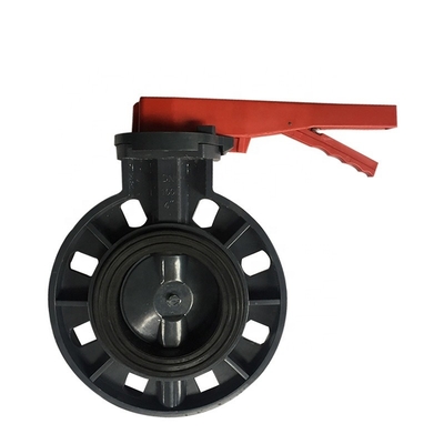 Water Media 2&quot;-12&quot; PVC Butterfly Valve Wafer Type for Hydraulic Ball Structure Manual