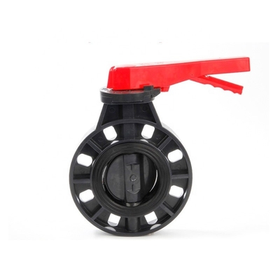 Water Media 2&quot;-12&quot; PVC Butterfly Valve Wafer Type for Hydraulic Ball Structure Manual