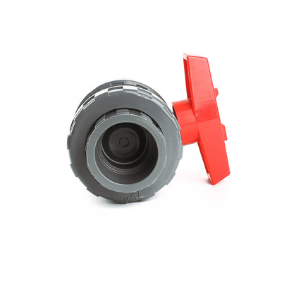 Socket/Thread Connection True Union Ball Valve with PVC Flange and OEM Manufacturing