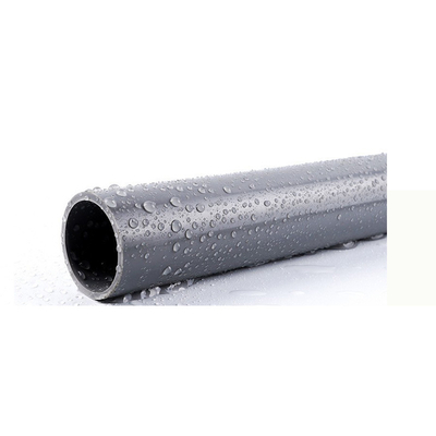 PVC Electrical Conduit Pipe for Glue Connection Grey ASTM Standard UL 651 Sch 40 Size