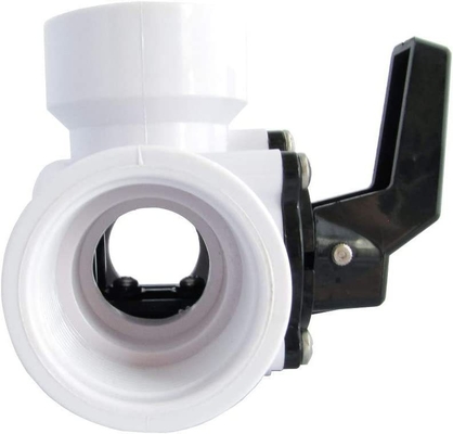 3-Way PVC Ball Valve for Swimming Pools Hydraulic Water Media General Application OEM
