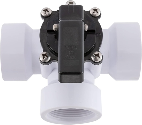 3-Way PVC Ball Valve for Swimming Pools Hydraulic Water Media General Application OEM