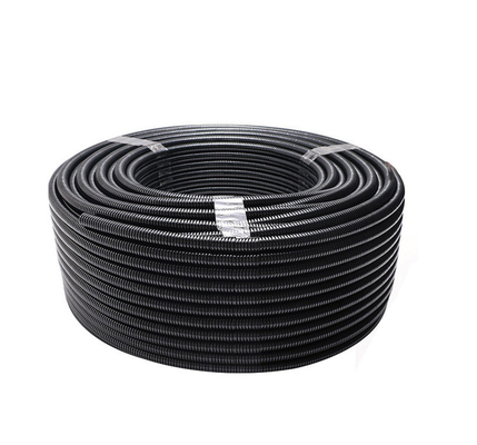 Electrical Ultra Round Head LDPE Corrugated Pipe Customizable OEM Support in Black Color
