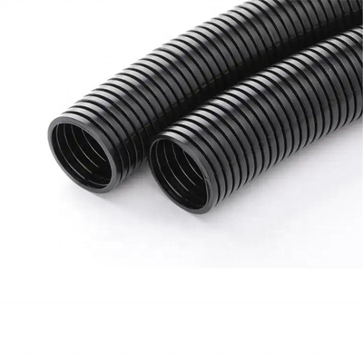 Electrical Ultra Round Head LDPE Corrugated Pipe Customizable OEM Support in Black Color