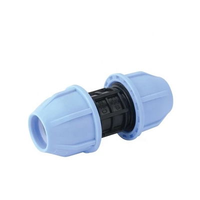 20-110MM HDPE PP Compression Fitting Italian Type Equal Coupling for Water Supply and Irrigation Pipe Fittings