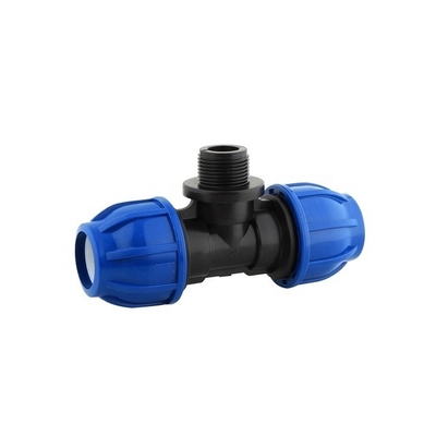 Water Supply HDPE PP Compression Fittings for Farm Irrigation System and DIN Standard