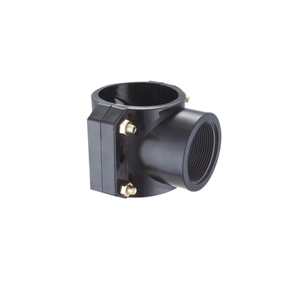 20mm-400mm PP Compression Fittings for Plumbing Accessories PN16 Saddle Clamp