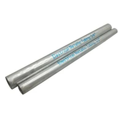 STANDARD Thickness 3/4&quot; Metallic EMT Conduit Pipe Galvanized Tube for Moulding Processing