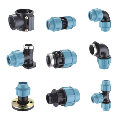 25mm 32mm PP Compression Fittings PN16 for Water Supply in Agriculture Drip Irrigation